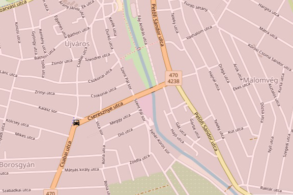 villanyoszlopnak-utkozott-egy-auto-bekesen-–-koros-hircentrum
